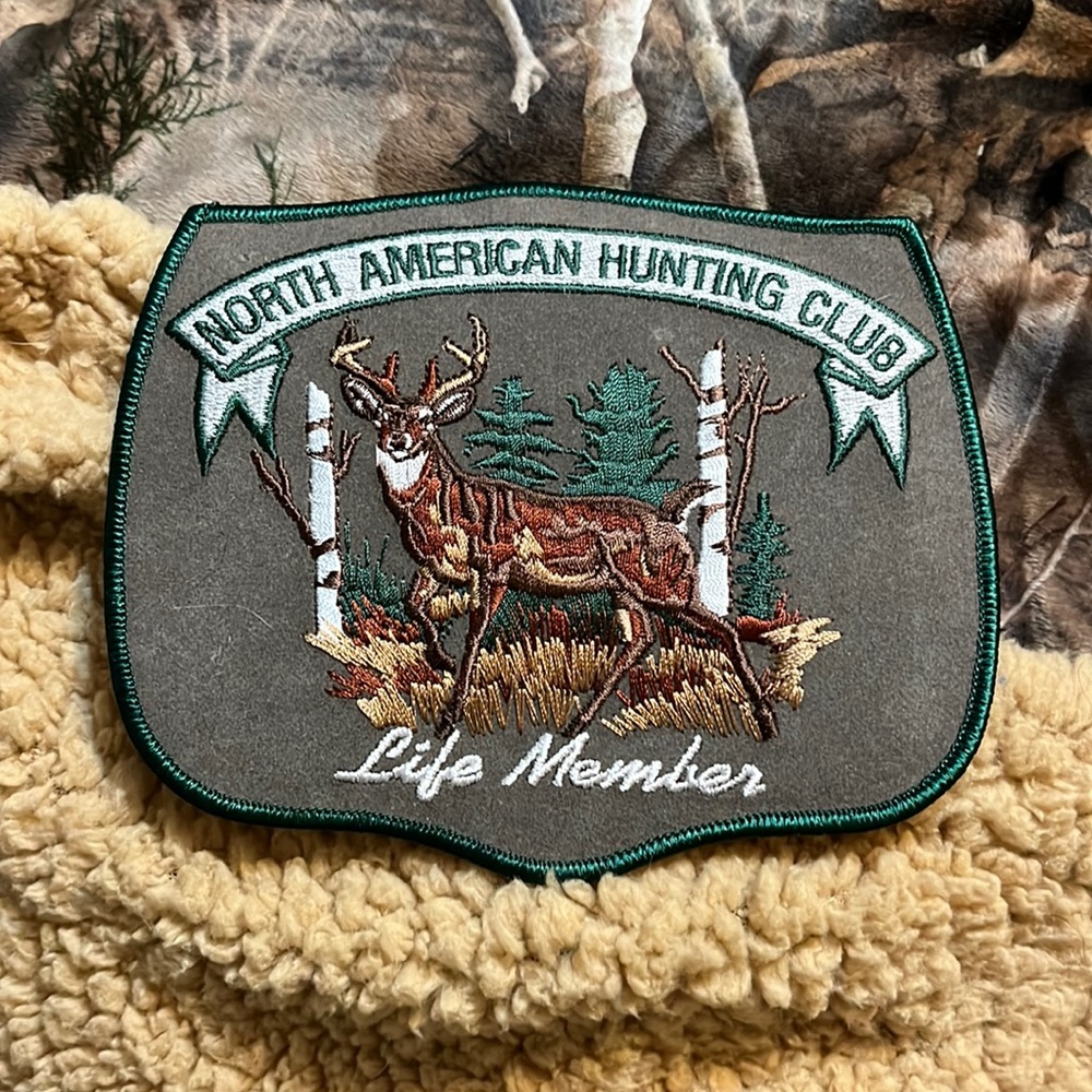 Vintage North American Hunting Club Life Member patch